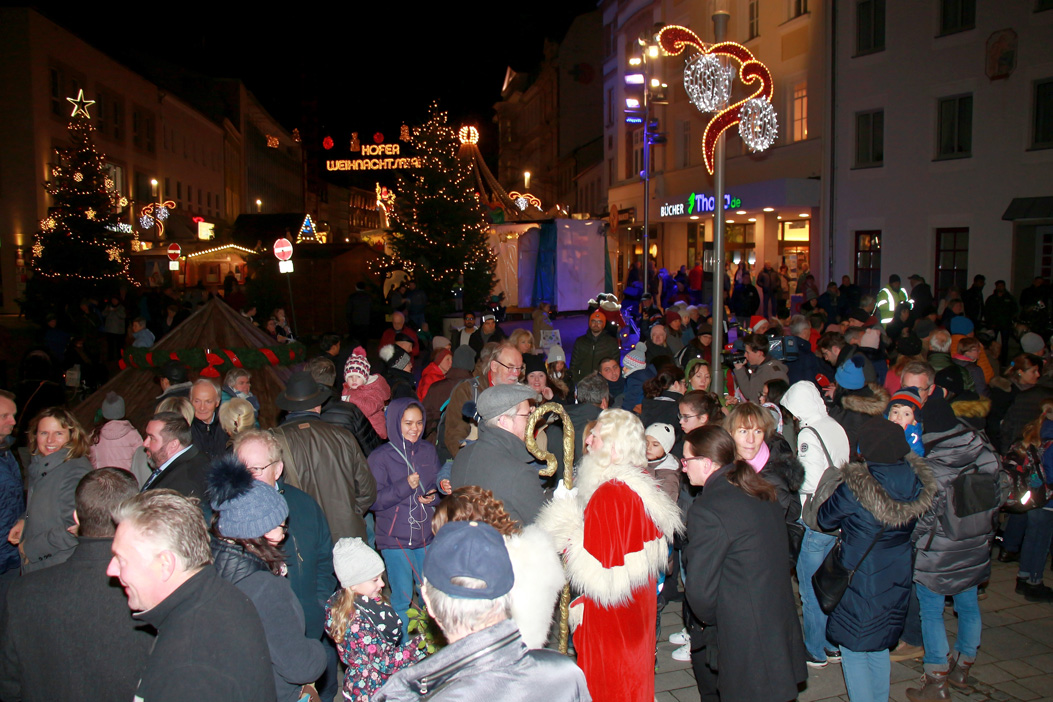 Eröffnung Hofer Weihnachtsmarkt 2019