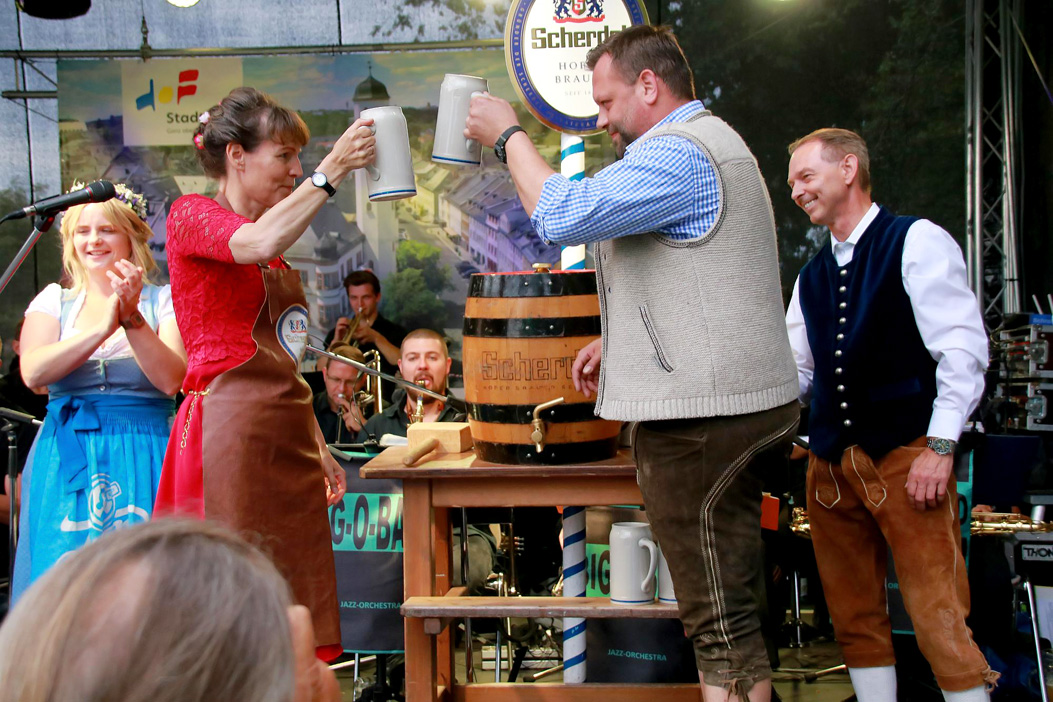 Hofer Volksfest 2022 Bieranstich