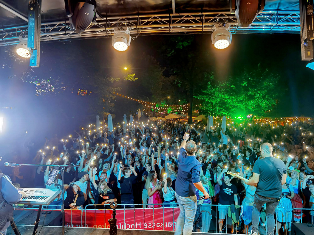 Fotos dieser Veranstaltung: Hofer Volksfest 2022 Radspitz Samstag 30.7.22