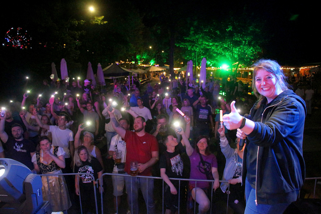 Hofer Volksfest 2022 mit Kristina & Christian Kemnitzer 7.8.22