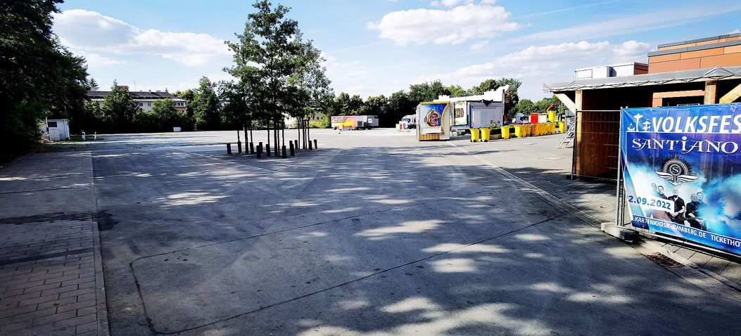 Hofer Volksfest 2022 Abbau 9.8.22