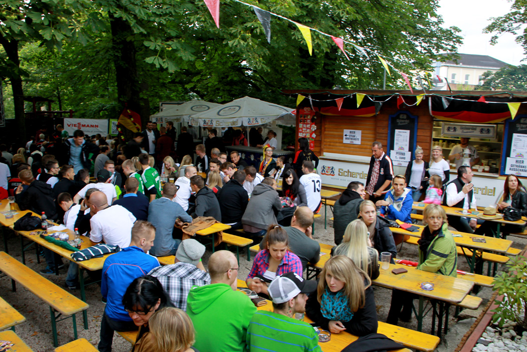 Public Viewings WM Finale Deutschland Argentinien Parkcafe