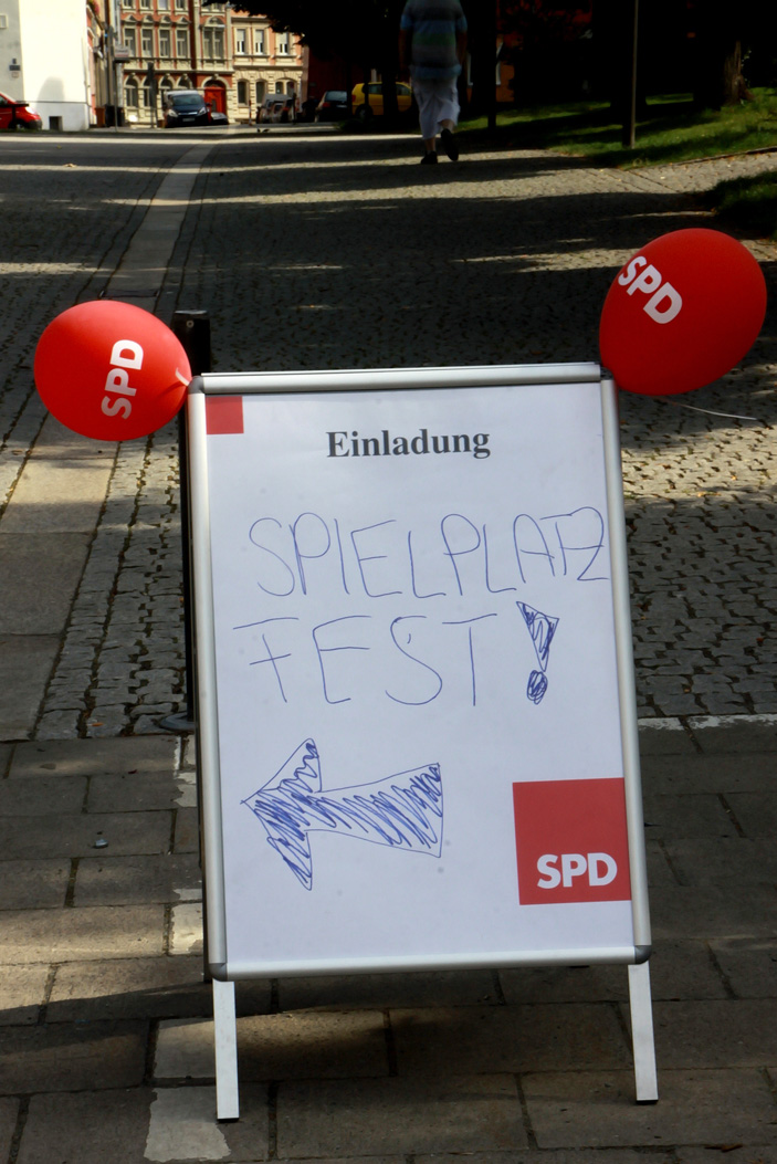 Spielplatzfest SPD Ortsverein Hof Mitte