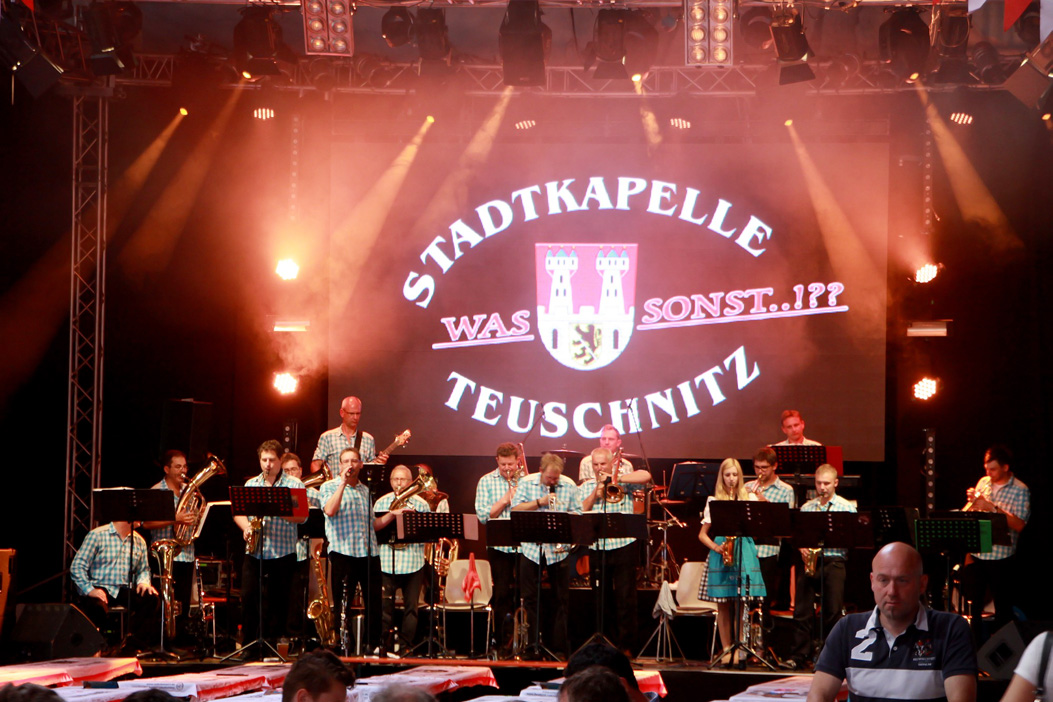 Fotos dieser Veranstaltung: Hofer Volksfest 2014 Nachmittag Stadtkapelle Teuschnitz
